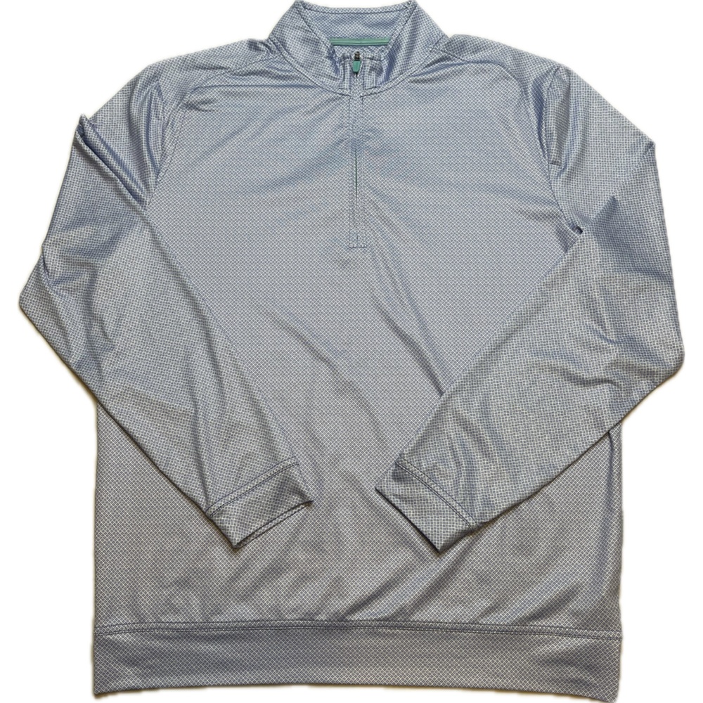 Johnnie O - Men’s Long Sleeve Polo Golf Shirt - Purple Print - Size M - NWTO